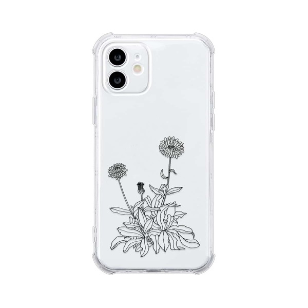 

Flower Print Clear Phone Case