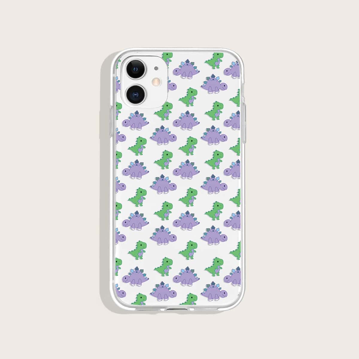 

Cartoon Dinosaur Phone Case, Multicolor