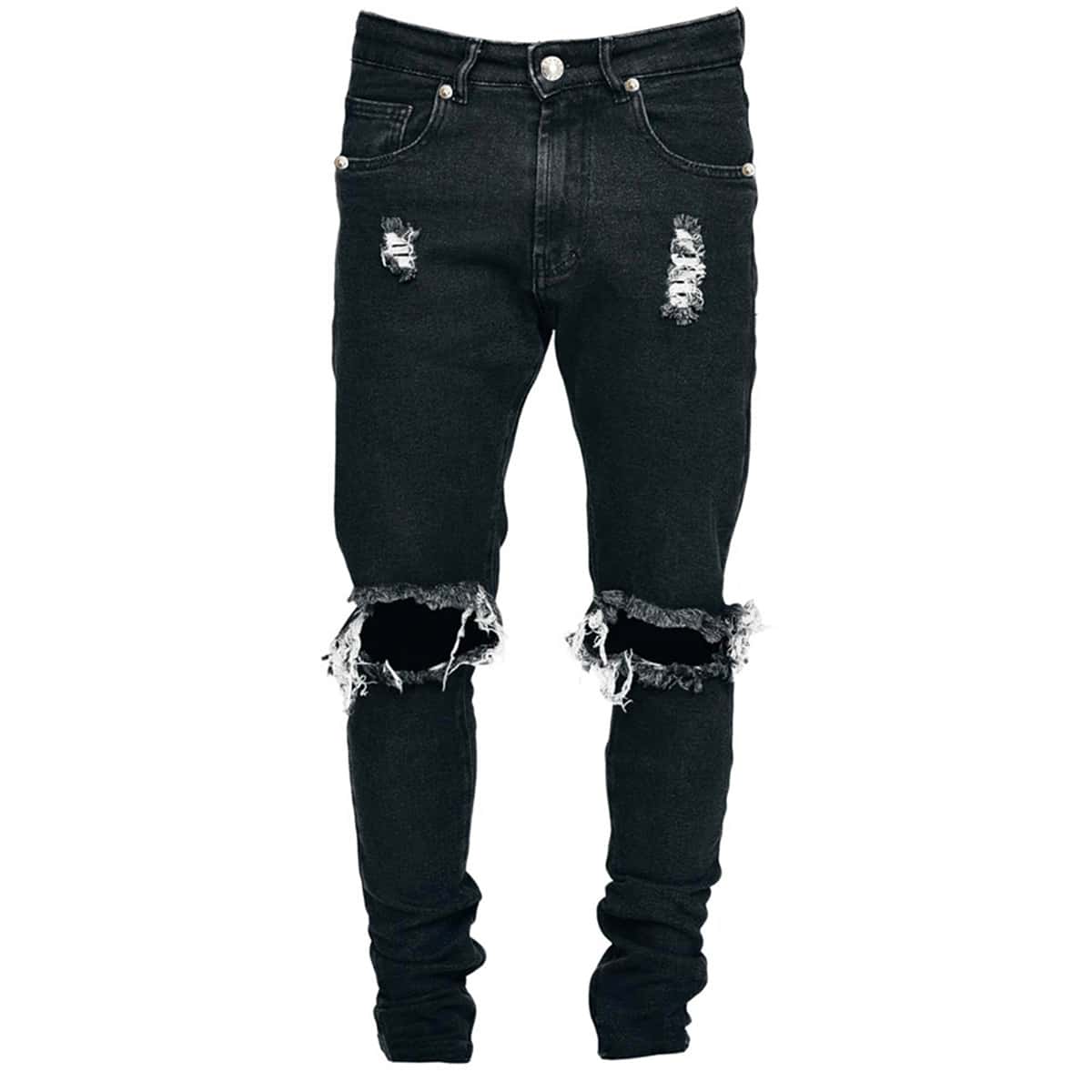 

Guys Ripped Jeans, Black