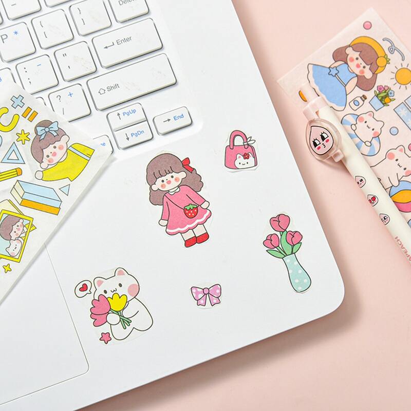 

1sheet Random Cartoon Sticker, Multicolor