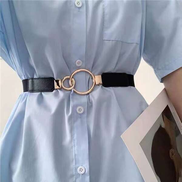 

Simple Elastic Belt, Black