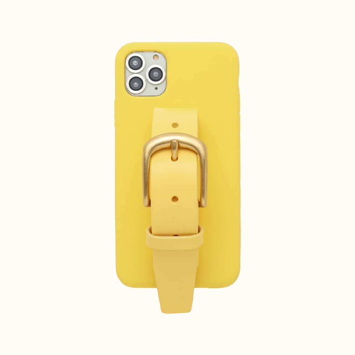 

Belted Decor Phone Case, Yellow