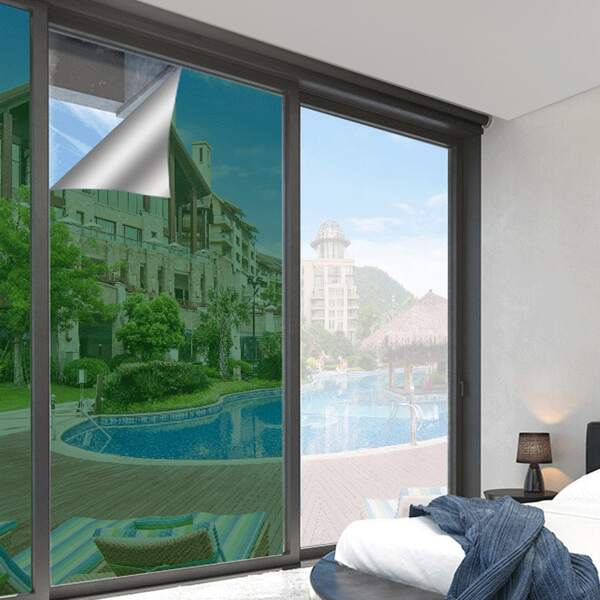 

1pc Plain Window Privacy Sticker, Green