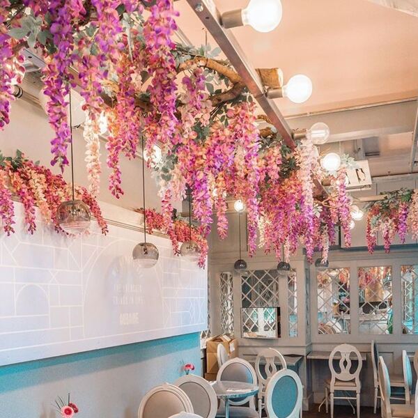 

1pc Artificial Wisteria Flower, Pink