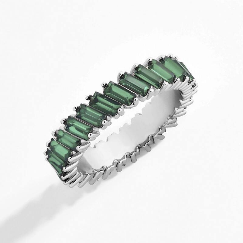 

Gemstone Decor Ring, Green