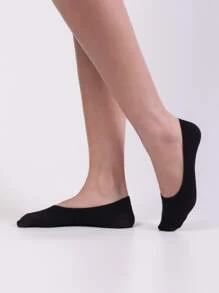 10 Pairs Extremely Comfortable Casual Boat Socks - Black - View 6
