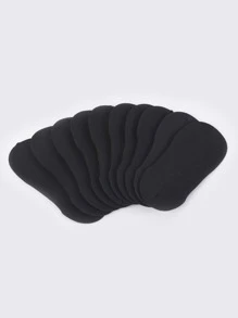 10 Pairs Extremely Comfortable Casual Boat Socks - Black - View 5