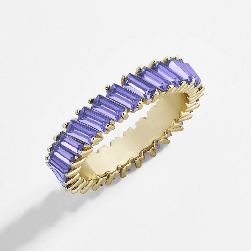 

Gemstone Decor Ring, Purple