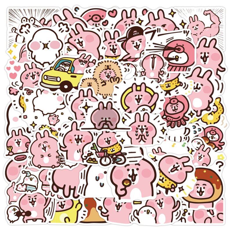 

50pcs Cartoon Sticker, Multicolor