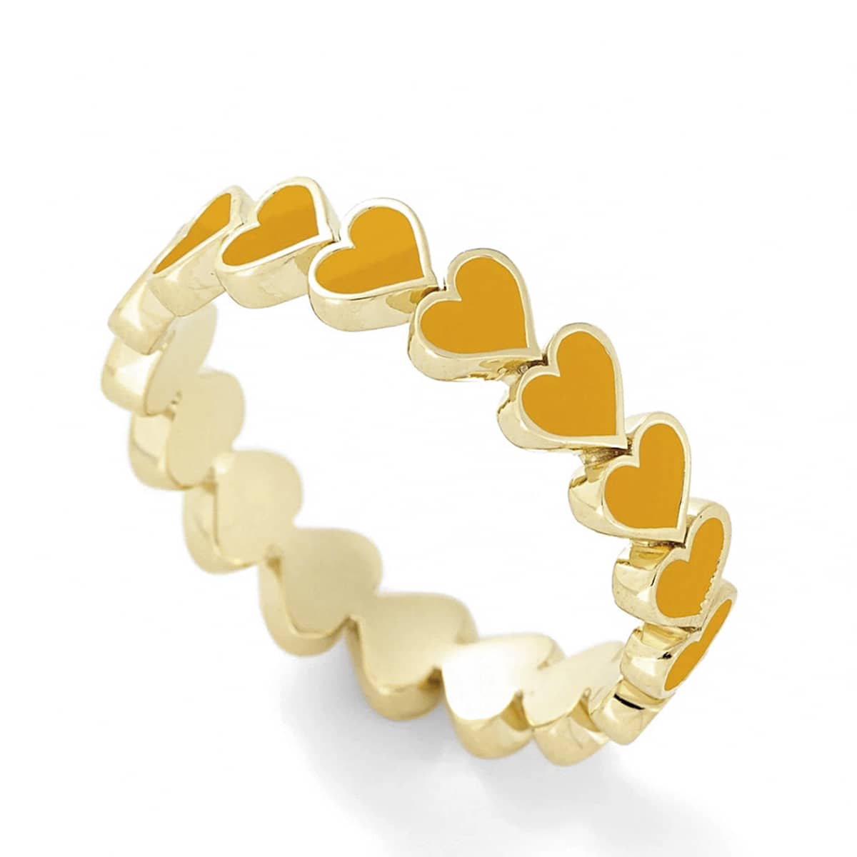 

Heart Design Ring, Yellow