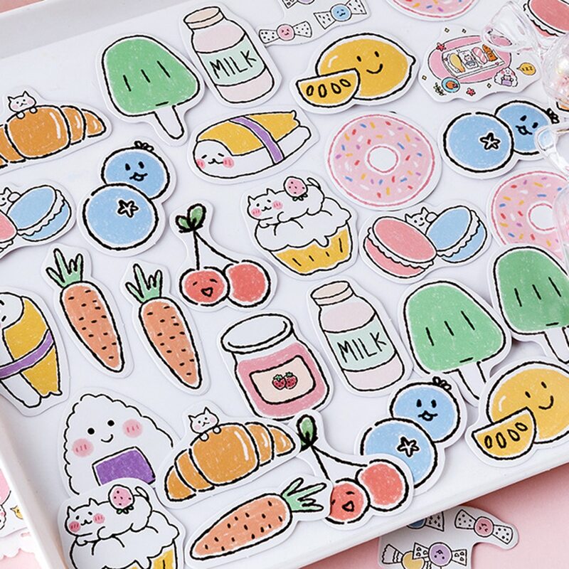 

45pcs Cartoon Sticker, Multicolor