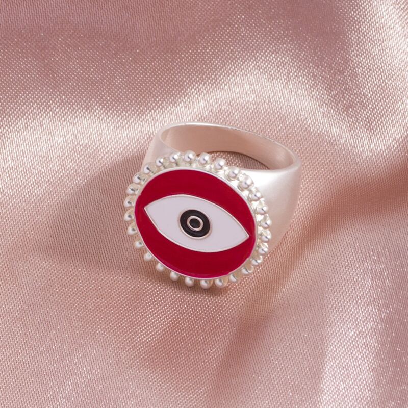 

Eye Design Ring, Multicolor