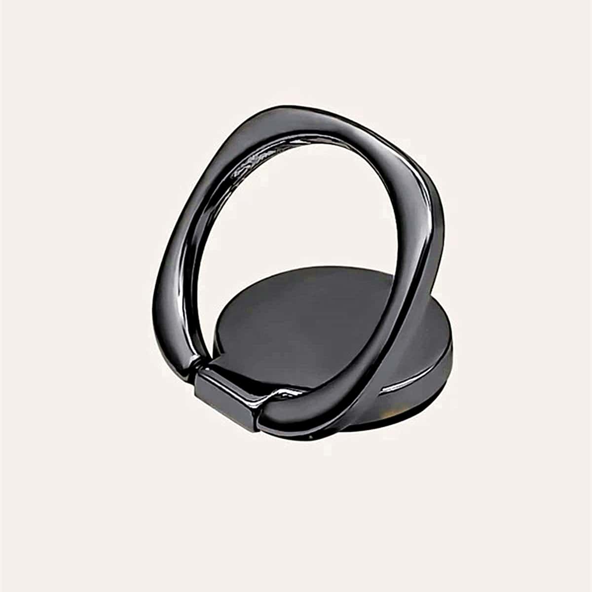 

1pc Solid Phone Holder, Black
