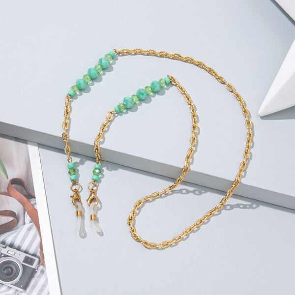 

Crystal Decor Glasses Chain, Multicolor