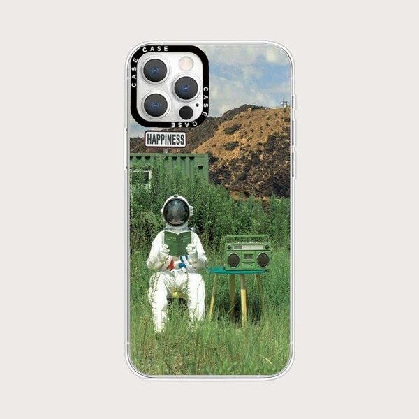

Astronaut Print Phone Case, Multicolor