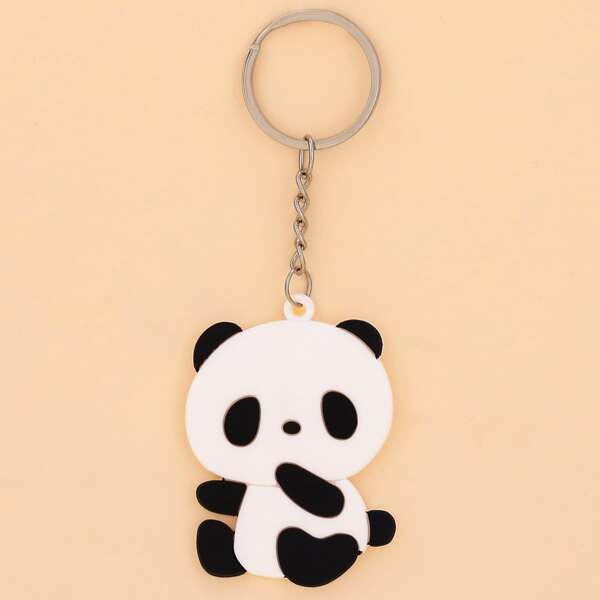 

Cartoon Panda Keychain, Multicolor