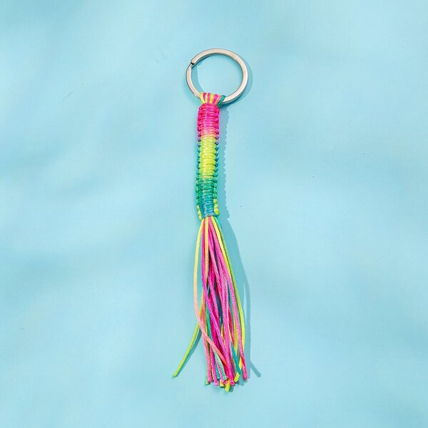 

Braided Rope Keychain, Multicolor