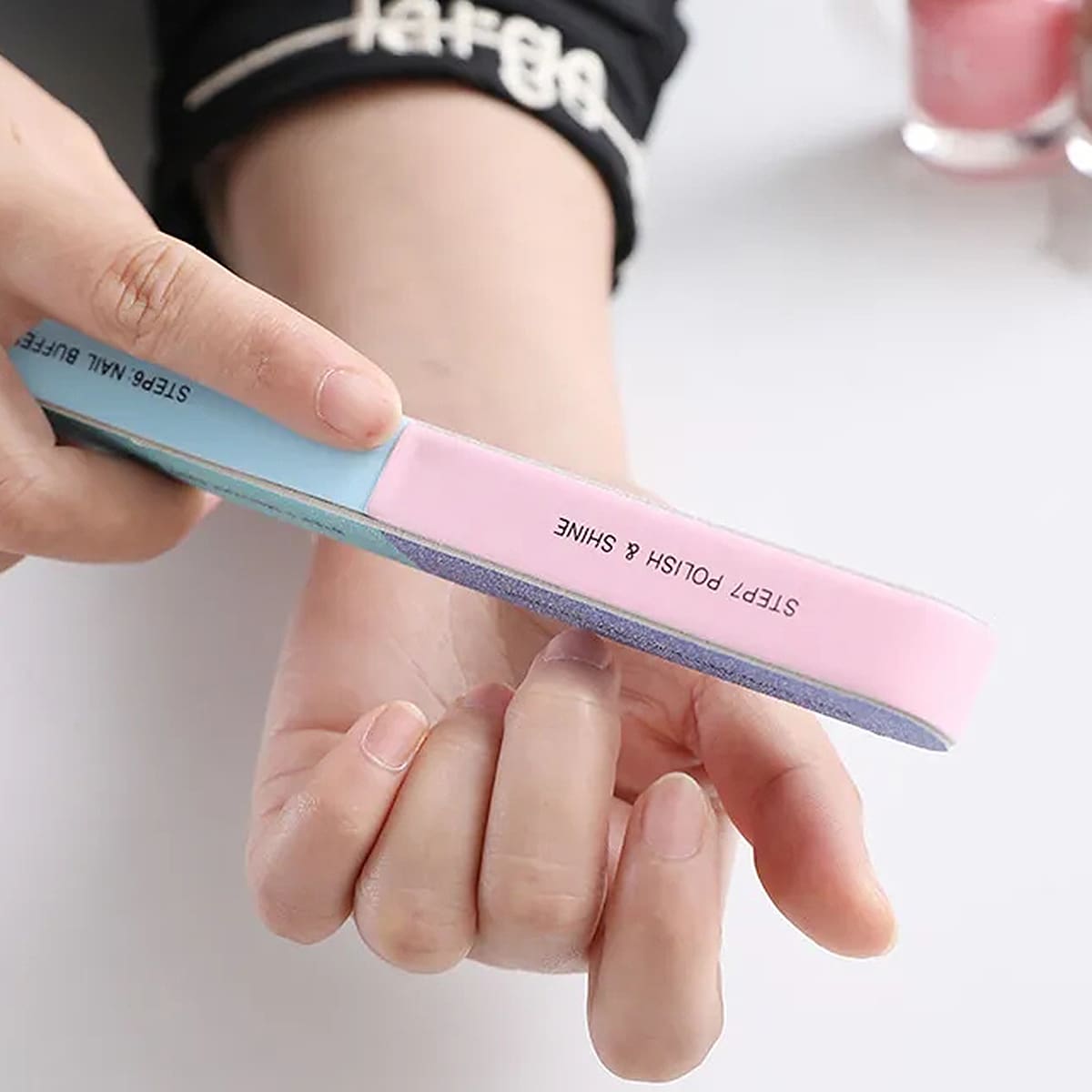 

1pc Nail File, Multicolor
