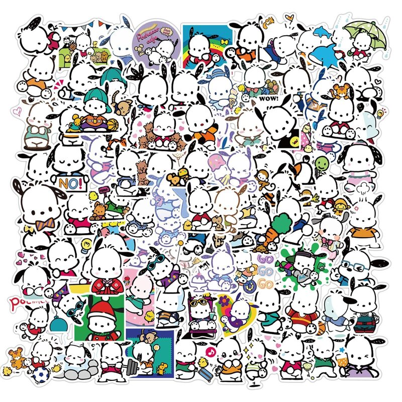 

100pcs Cartoon Sticker, Multicolor