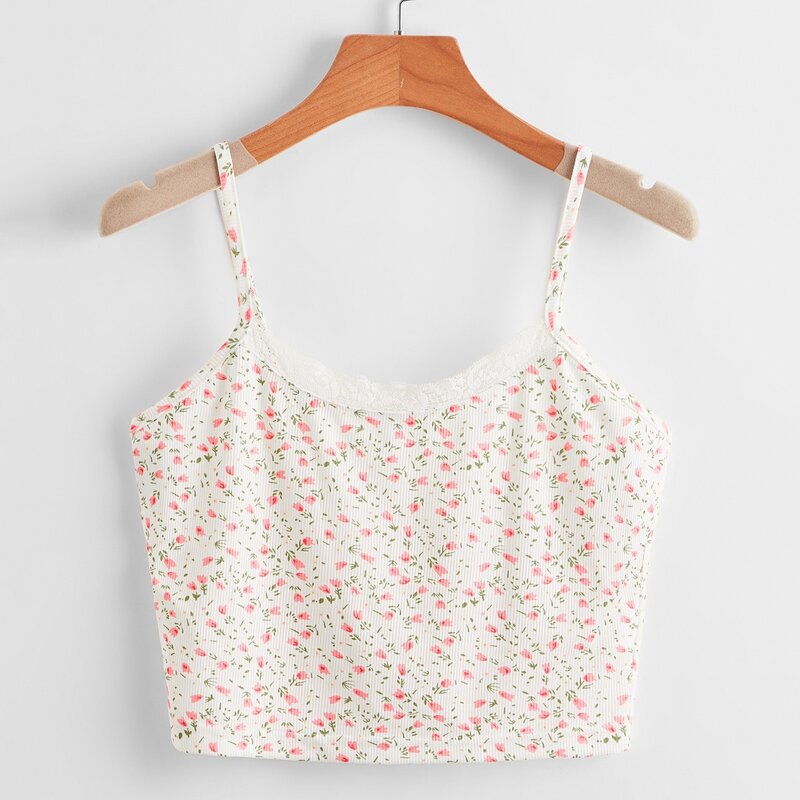 

Ditsy Floral Crop Cami, Multicolor