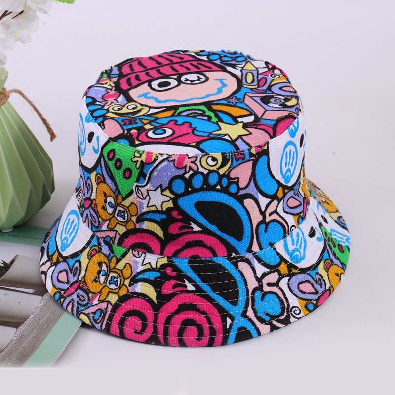 

Cartoon Bucket Hat, Multicolor