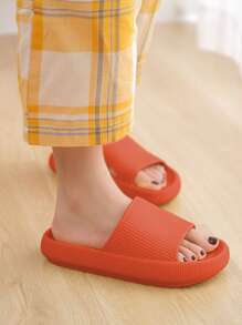 Minimalist Textured  Slides - Orange - View 4