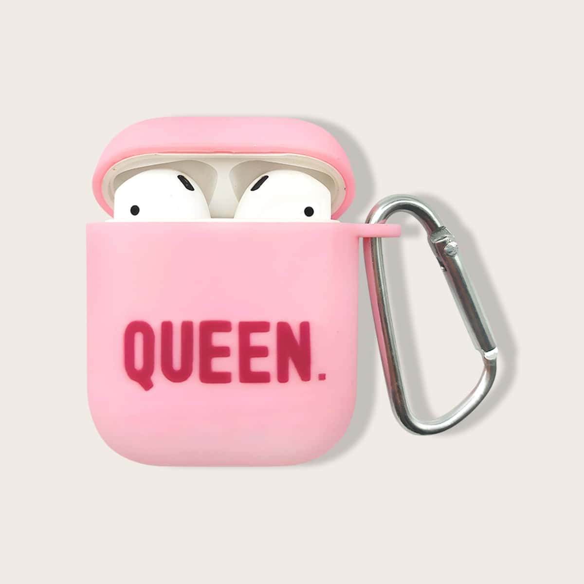 

Letter Graphic AirPods Case, Pink