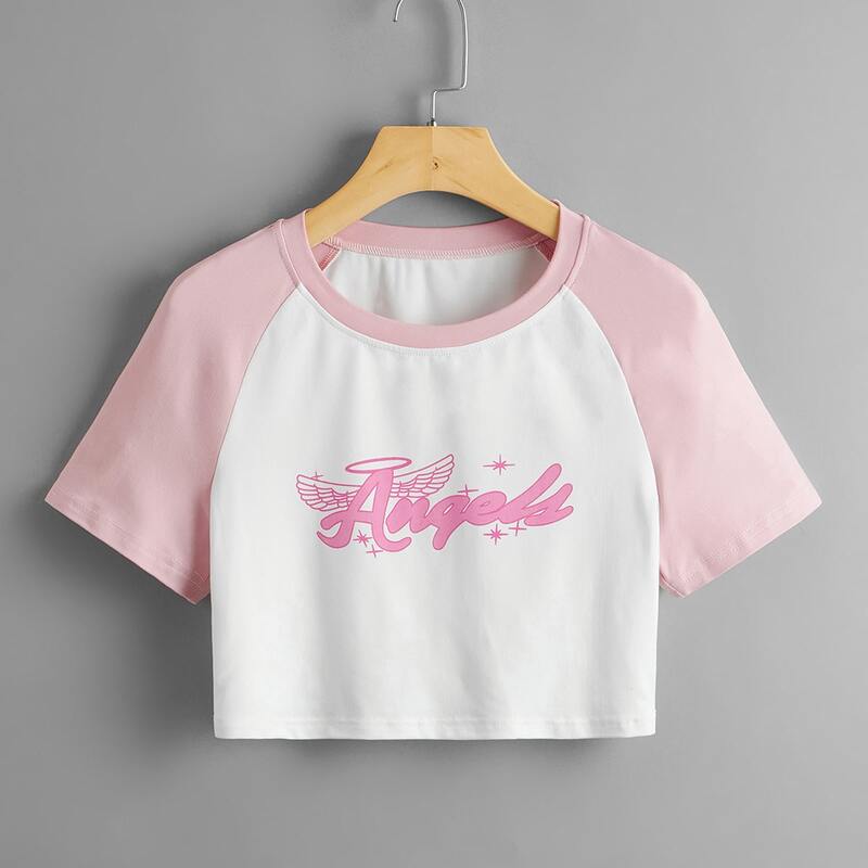 

Letter Colorblock Tee, Multicolor