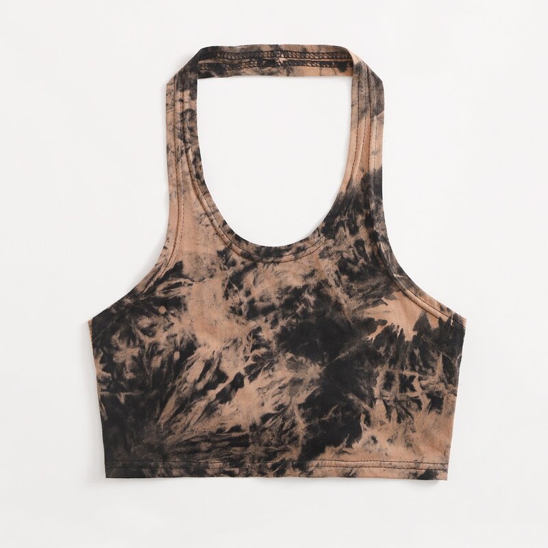 

Tie Dye Halter Top, Multicolor
