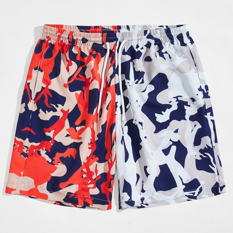 

Guys All Over Print Shorts, Multicolor