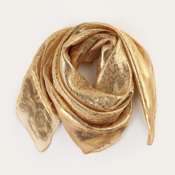 

Graphic Bandana, Gold