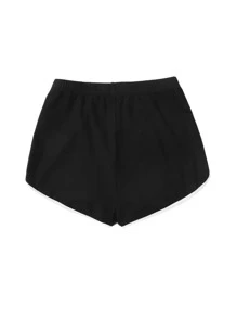 SHEIN EZwear Shorts track unidos en contraste