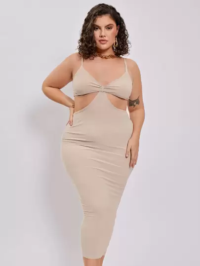 shein cut out bodycon dress Shein Skin Tight Casual Dresses CUTOUT BODYCON DRESSES Fashion CUTOUT  BODYCON DRESSES SHEIN USA