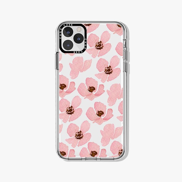 

Flower Pattern Clear Phone Case