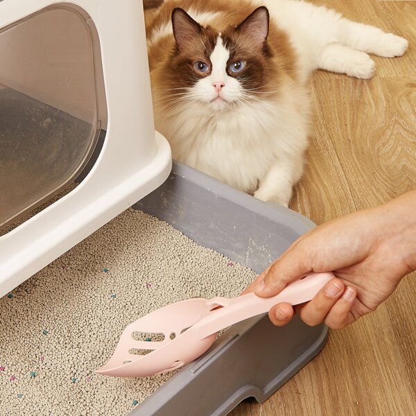 

1pc Cat Litter Shovel, Pink