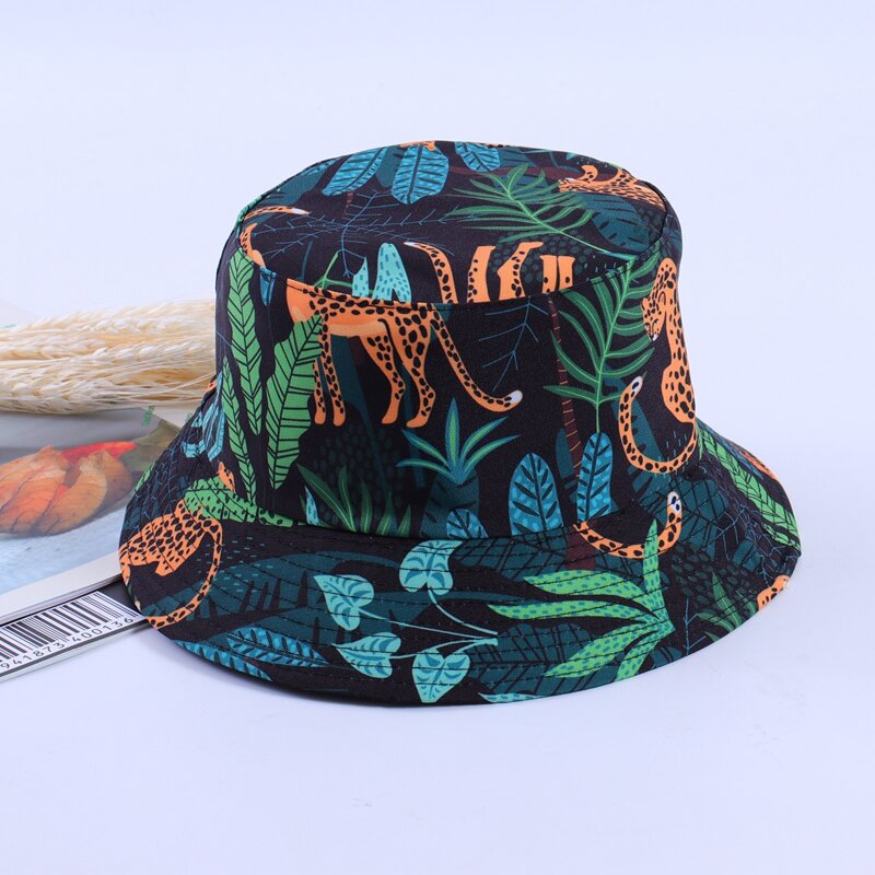 

Guys Cartoon Print Bucker Hat, Multicolor