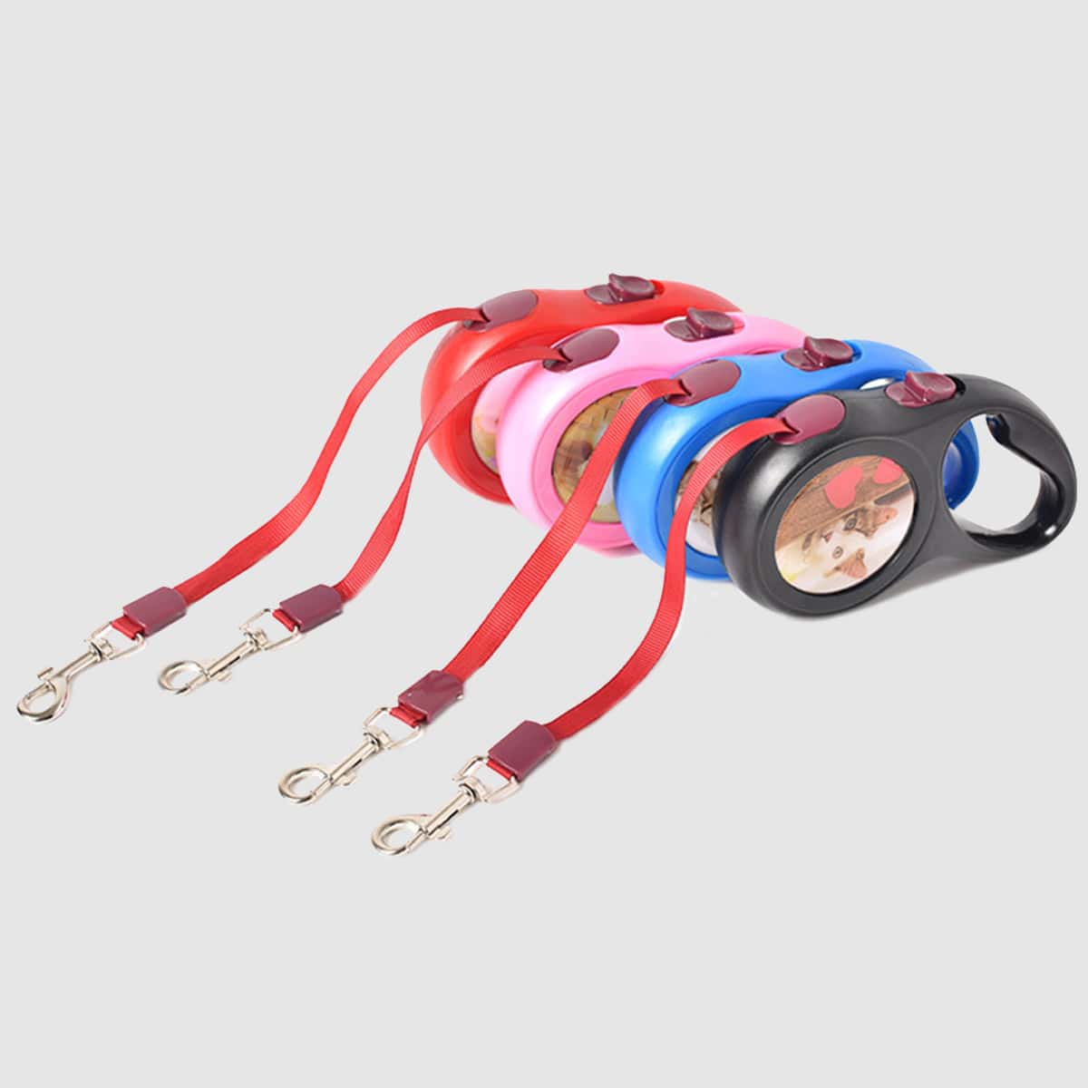 

1pc Random Retractable Pet Leash, Multicolor