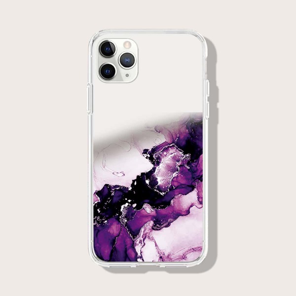 

Marble Pattern Phone Case, Clear