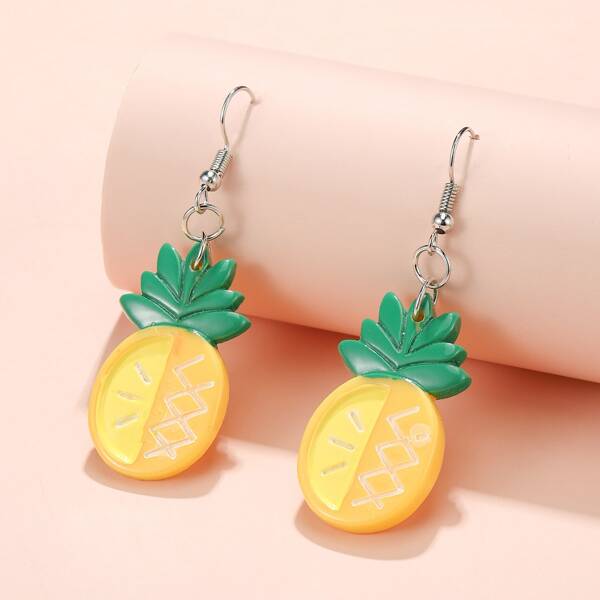 

Fruit Decor Drop Earrings, Multicolor