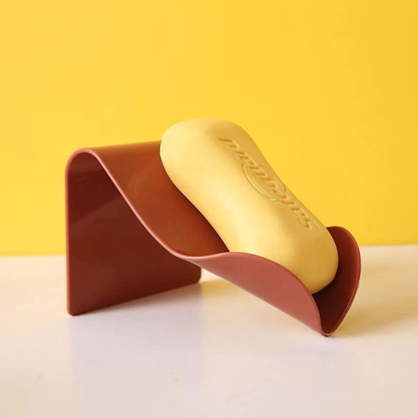 

1pc Wall Mounted Random Soap Dish Holder, Multicolor