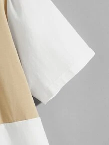 Manfinity Hombres Camisa polo de color combinado