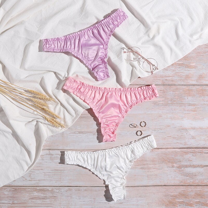 

3pack Frill Trim Panty Set, Multicolor