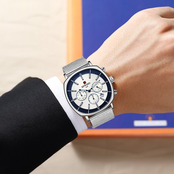 

Men Triple Dial Date Quartz Watch