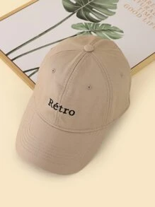 Mũ bóng chày thêu chữ - Màu Khaki - Xem 1