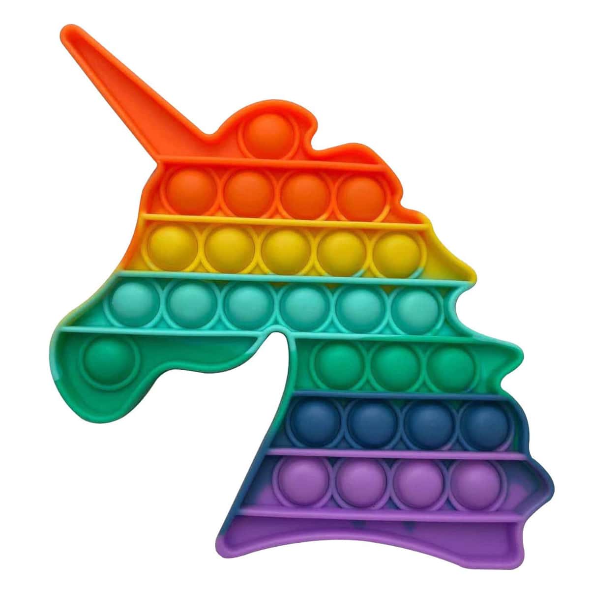 

1pc Unicorn Stress Relief Bubble Toy, Multicolor