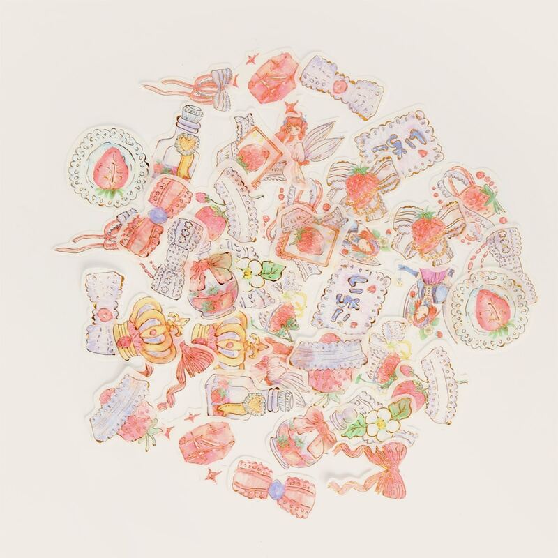 

40pcs Cartoon Graphic Sticker, Multicolor