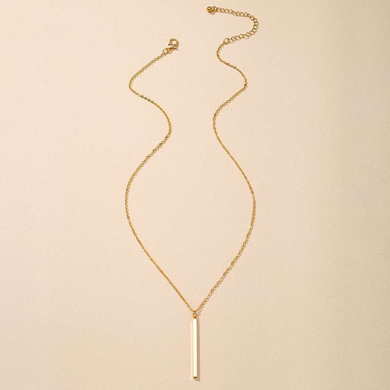 

Geo Pendant Necklace, Gold