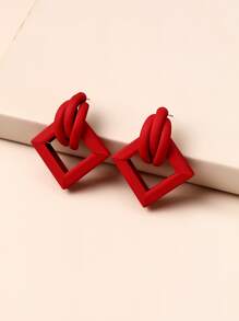 Hoa tai địa lý rỗng - Đỏ - Xem 1