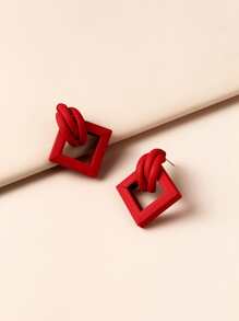 Hoa tai địa lý rỗng - Đỏ - Xem 4