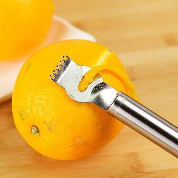 

1pc Stainless Steel Fruit Peeler, Silver